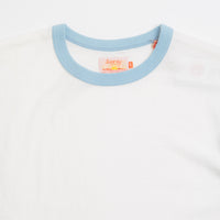 Sunray Sportswear La'ie T-Shirt in Off White and Duck Egg thumbnail