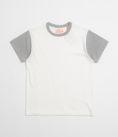 Sunray Sportswear La'ie T-Shirt in Off White and Hambledon Grey