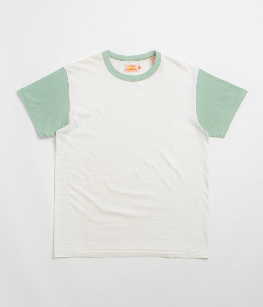 Sunray Sportswear La'ie T-Shirt - Off White / Sage