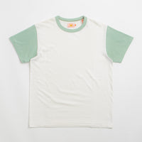 Sunray Sportswear La'ie T-Shirt in Off White and Sage thumbnail