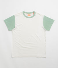 Sunray Sportswear La'ie T-Shirt in Off White and Sage