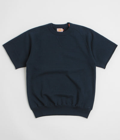 Sunray Sportswear Waialua Short Sleeve Crewneck Sweatshirt in Dark Navy