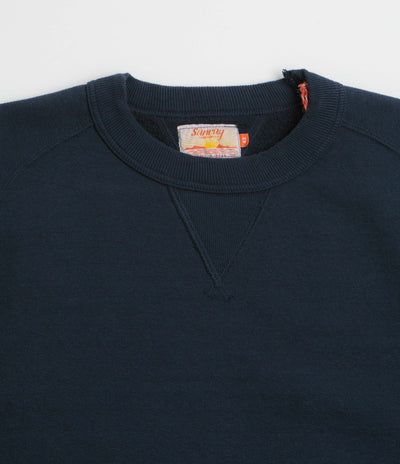 Sunray Sportswear Waialua Short Sleeve Crewneck Sweatshirt in Dark Navy