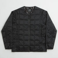 Taion Crewneck W-Zip Down Jacket in Black thumbnail