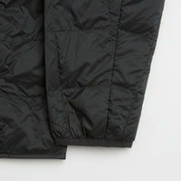 Taion Crewneck W-Zip Down Jacket in Black thumbnail