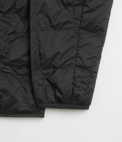 Taion Crewneck W-Zip Down Jacket in Black