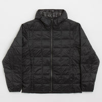 Taion Hooded Zip Down Jacket in Black thumbnail