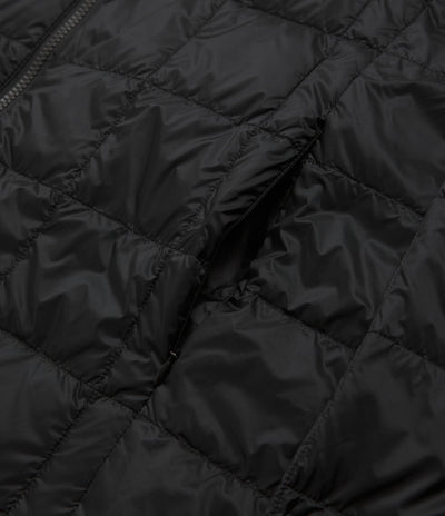 Taion Hooded Zip Down Jacket in Black