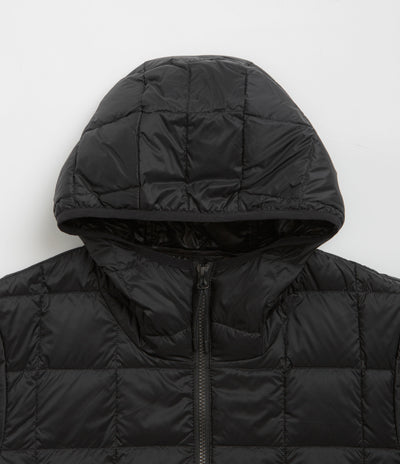 Taion Hooded Zip Down Jacket in Black