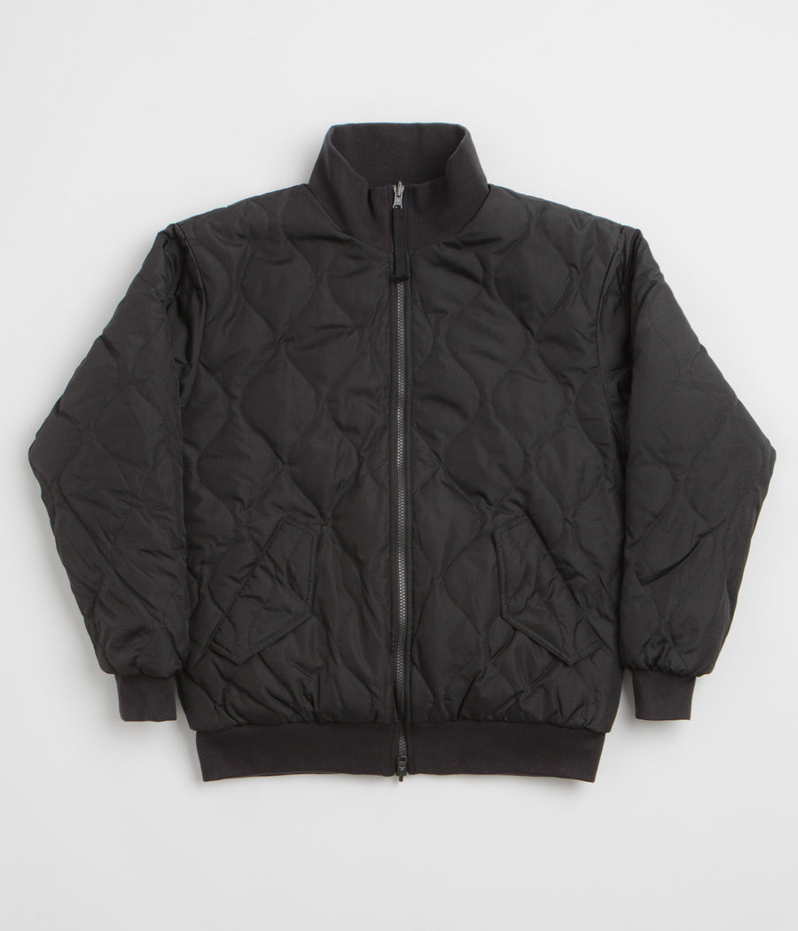 Taion Military Reversible Hi Neck Down Jacket in Black and Black