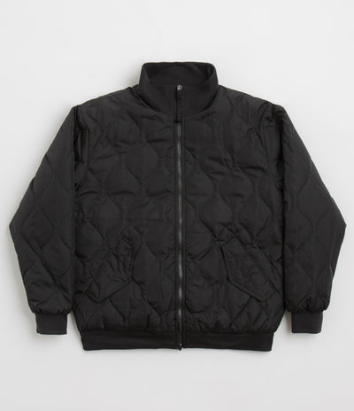 Taion Military Reversible Hi Neck Down Jacket in Black and Black