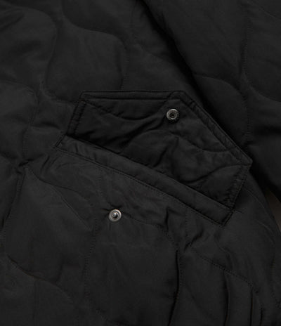 Taion Military Reversible Hi Neck Down Jacket in Black and Black