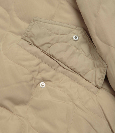 Taion Military Reversible Hi Neck Down Jacket - Coyote / Beige