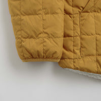 Taion Reversible Down Jacket in Camel and Dark Chocolate / Ivory thumbnail