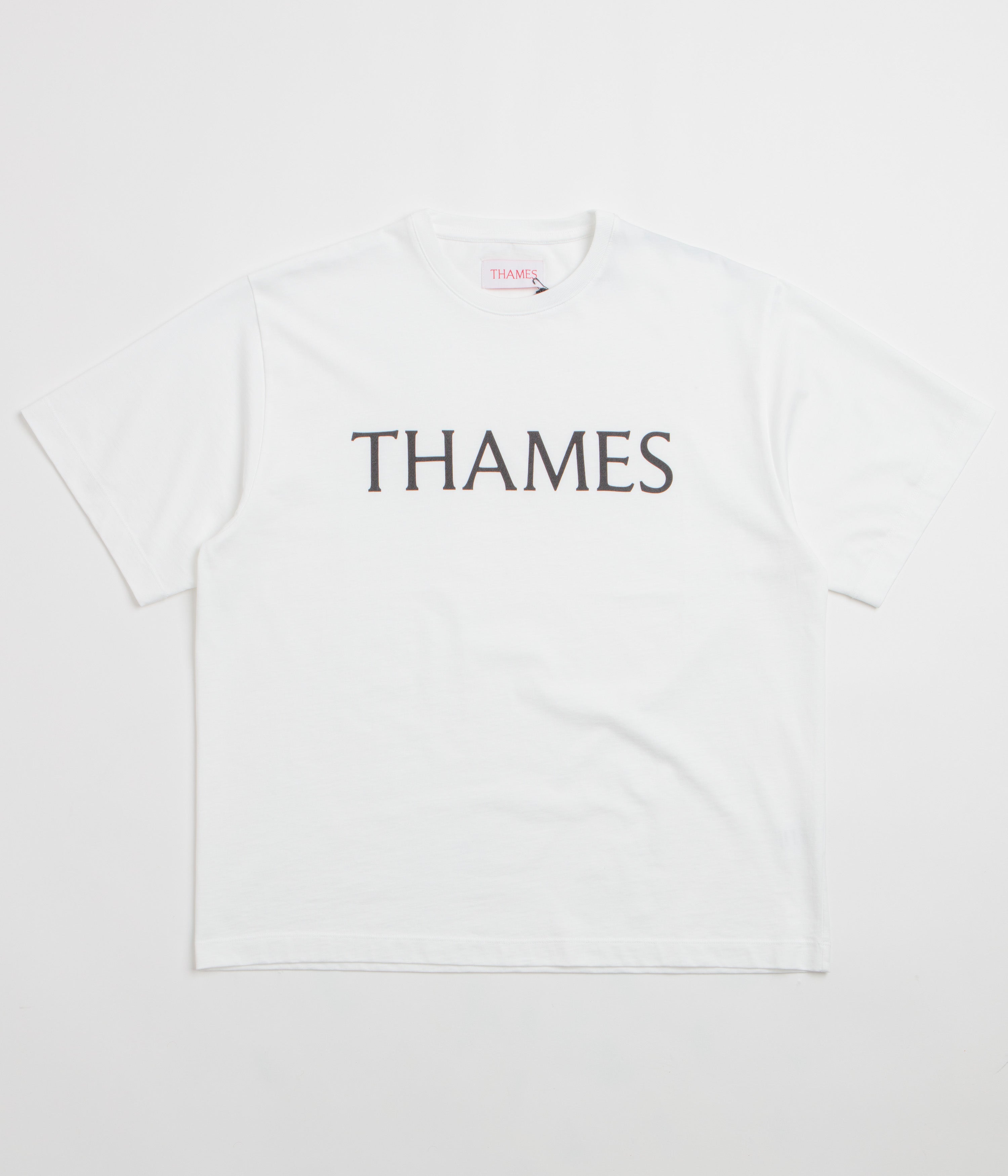 Thames MMXX Letters T-Shirt - White
