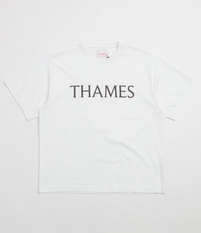 Thames MMXX Letters T-Shirt - White