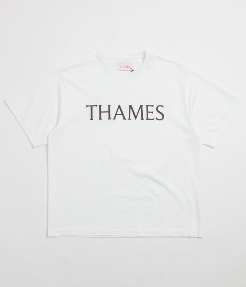 Thames MMXX Letters T-Shirt - White