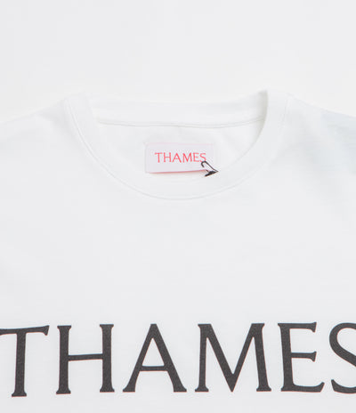 Thames MMXX Letters T-Shirt - White