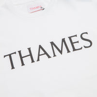 Thames MMXX Letters T-Shirt - White thumbnail
