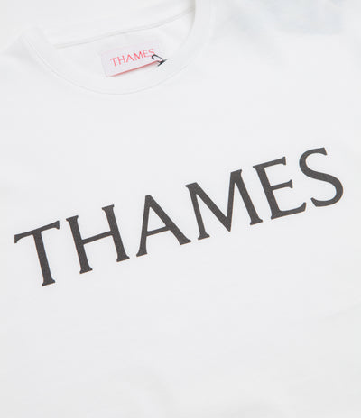 Thames MMXX Letters T-Shirt - White
