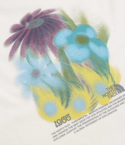 The North Face 1996 Flora Relaxed T-Shirt in White Dune