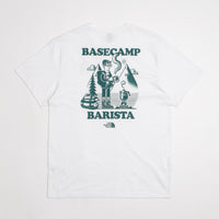 The North Face Basecamp Barista Relaxed T-Shirt - TNF White / Pacific Teal thumbnail