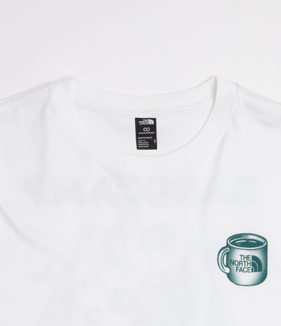 The North Face Basecamp Barista Relaxed T-Shirt - TNF White / Pacific Teal