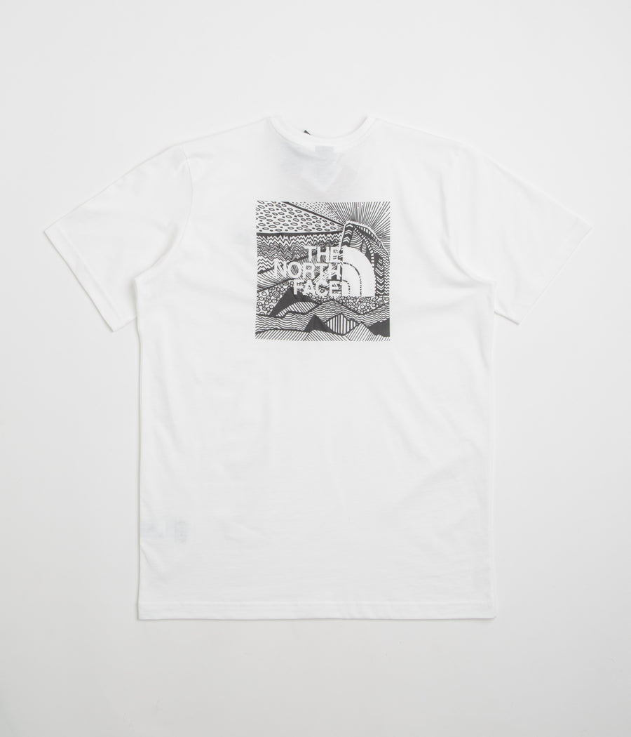 The North Face Box NSE Celebration T-Shirt in TNF White