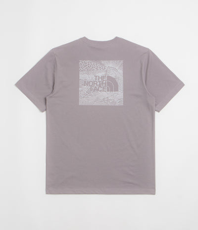 The North Face Box NSE Celebration T-Shirt in Transcendent Grey