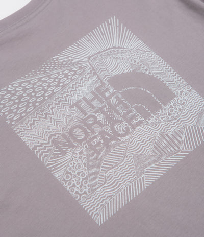 The North Face Box NSE Celebration T-Shirt in Transcendent Grey