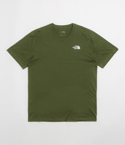 The North Face Box NSE Celebration T-Shirt in Woodland Green