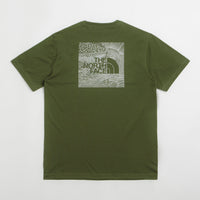 The North Face Box NSE Celebration T-Shirt in Woodland Green thumbnail