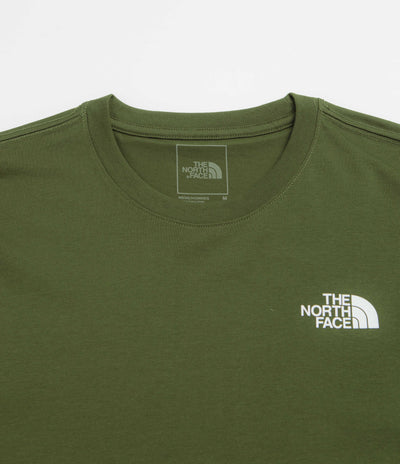 The North Face Box NSE Celebration T-Shirt in Woodland Green