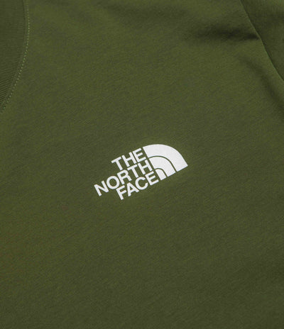 The North Face Box NSE Celebration T-Shirt in Woodland Green