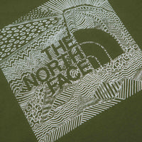 The North Face Box NSE Celebration T-Shirt in Woodland Green thumbnail
