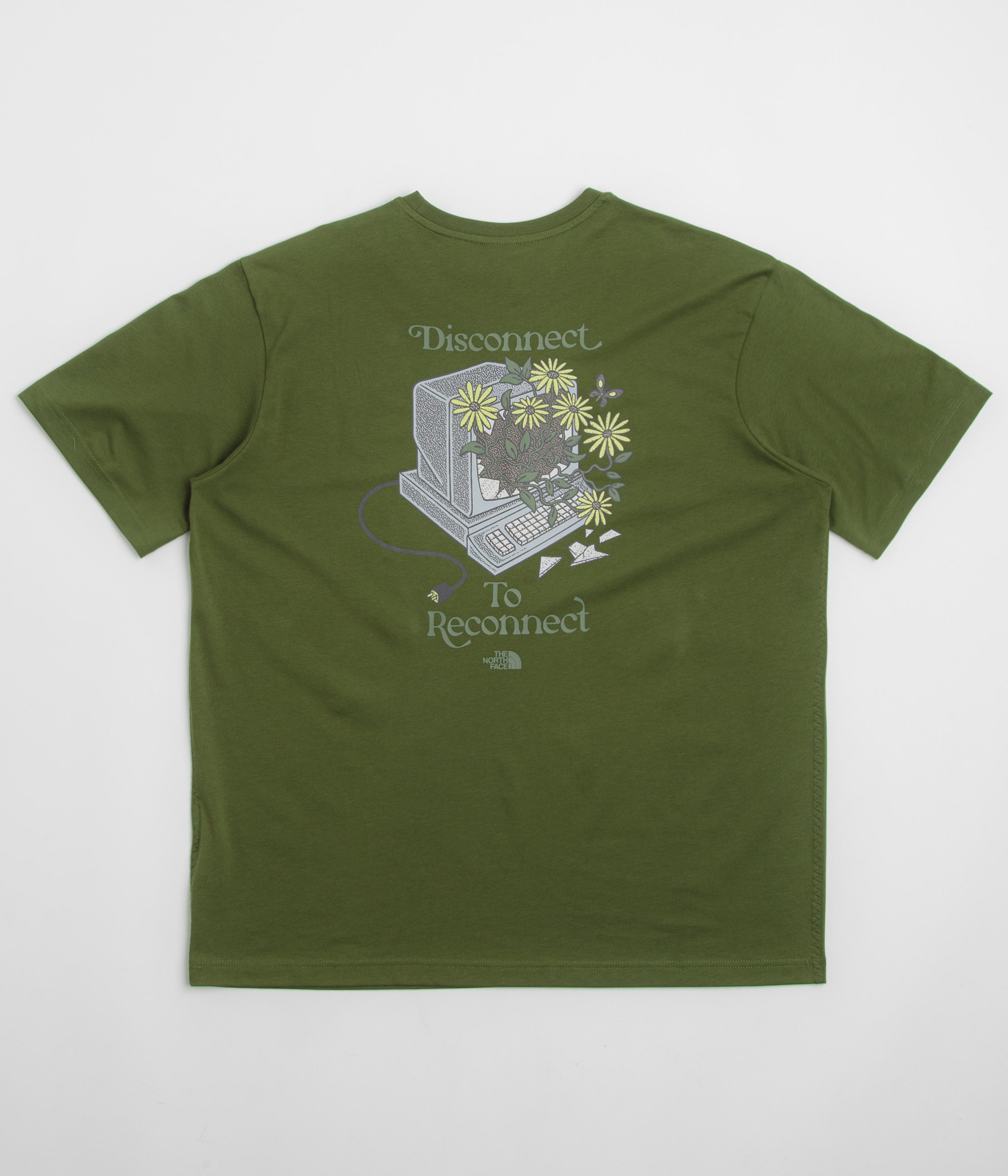 The North Face Connected Relaxed Graphic T-Shirt in Woodland Green