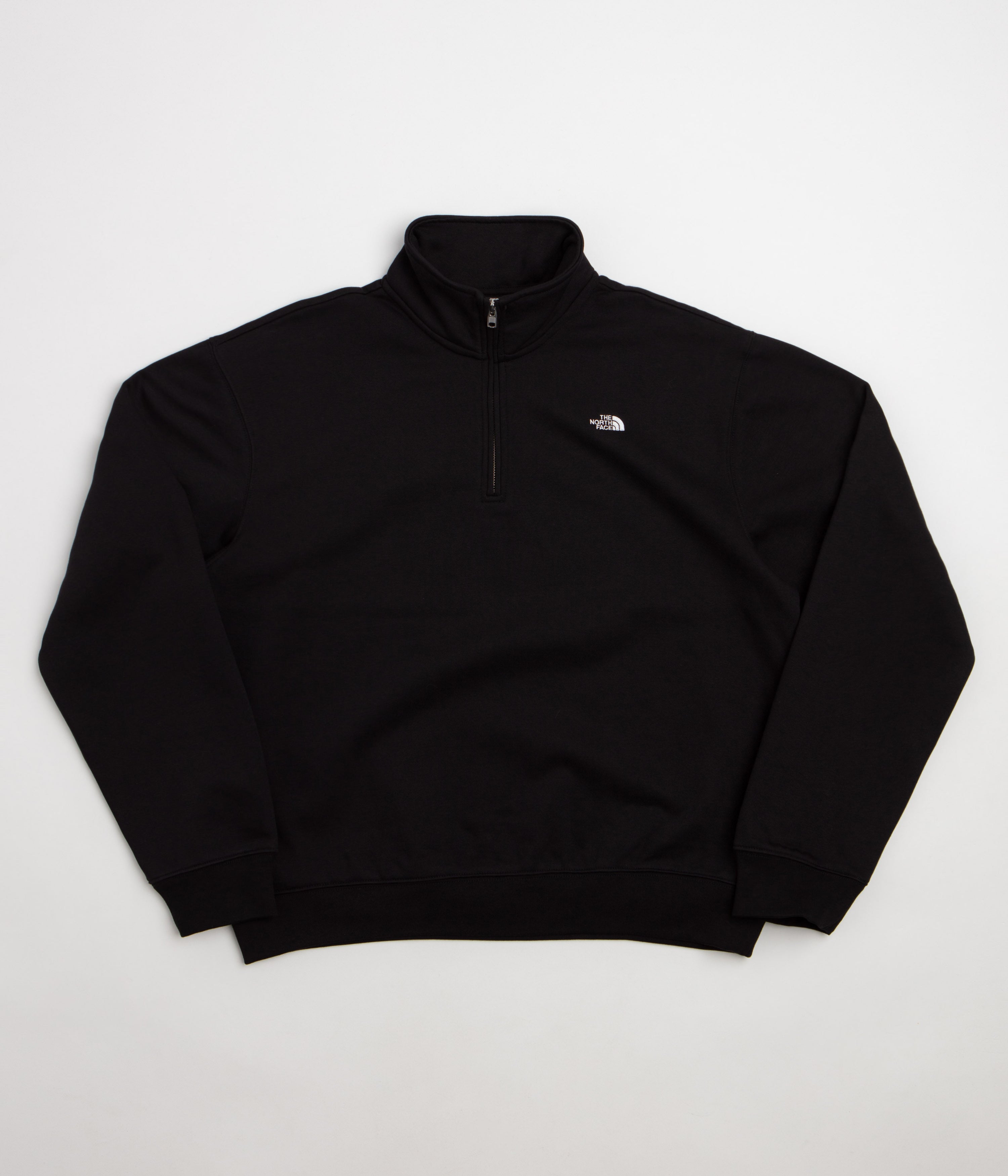 The North Face Essential Simple Dome Relaxed 1/4 Zip Sweatshirt in TNF Black