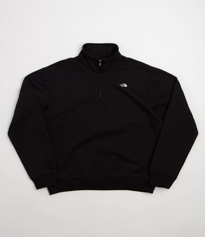 The North Face Essential Simple Dome Relaxed 1/4 Zip Sweatshirt in TNF Black