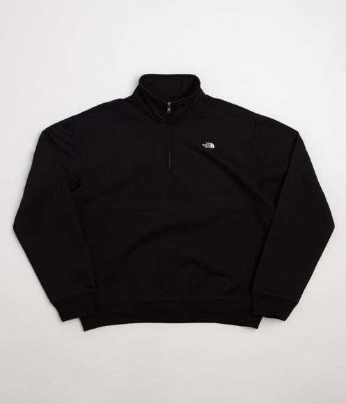 The North Face Essential Simple Dome Relaxed 1/4 Zip Sweatshirt - TNF Black