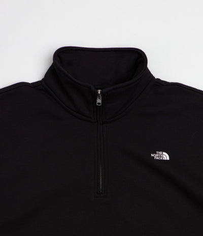 The North Face Essential Simple Dome Relaxed 1/4 Zip Sweatshirt in TNF Black