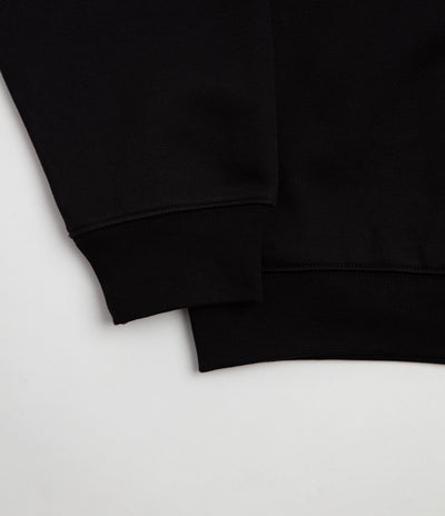 The North Face Essential Simple Dome Relaxed 1/4 Zip Sweatshirt in TNF Black