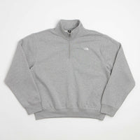 The North Face Essential Simple Dome Relaxed 1/4 Zip Sweatshirt in TNF Pale Grey Heather thumbnail