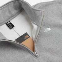 The North Face Essential Simple Dome Relaxed 1/4 Zip Sweatshirt in TNF Pale Grey Heather thumbnail