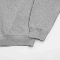 The North Face Essential Simple Dome Relaxed 1/4 Zip Sweatshirt in TNF Pale Grey Heather thumbnail