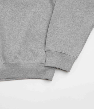 The North Face Essential Simple Dome Relaxed 1/4 Zip Sweatshirt in TNF Pale Grey Heather