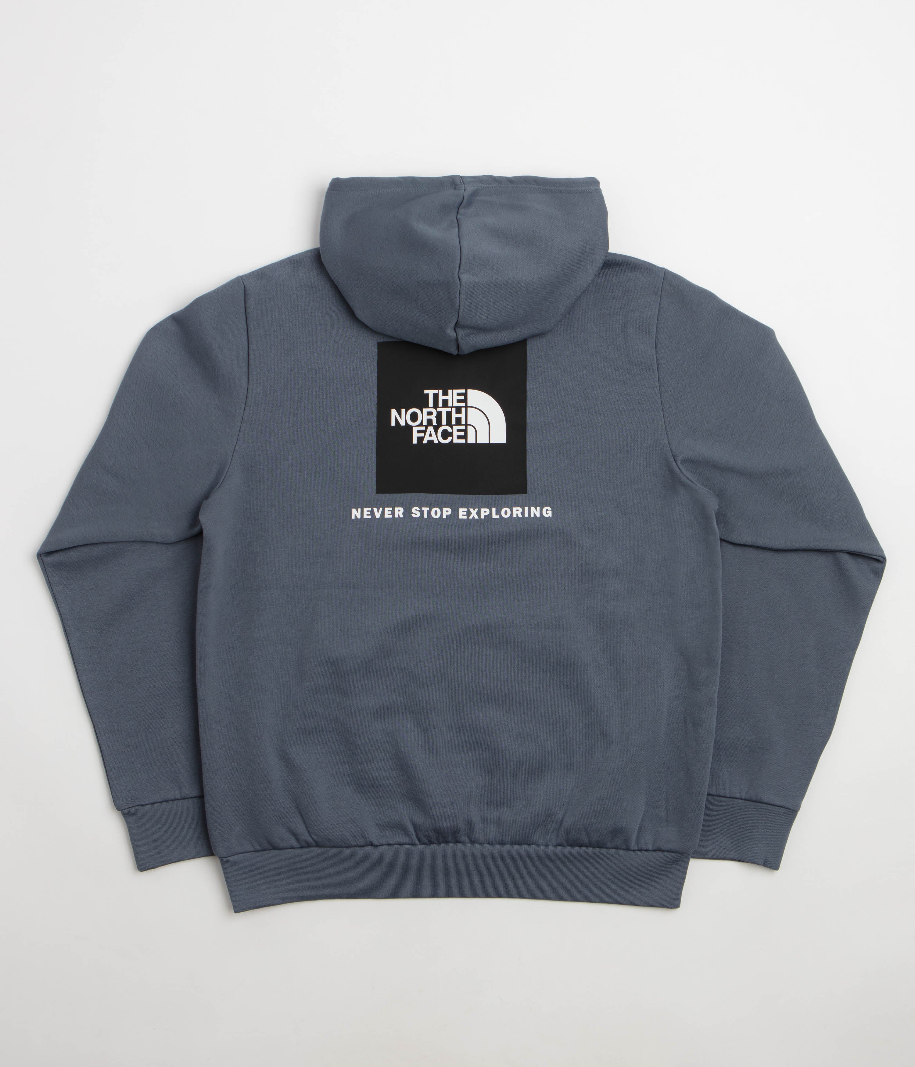 The North Face Evolution Box NSE Hoodie in Granite Grey