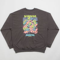 The North Face Expedition Celebration Oversized Crewneck Sweatshirt in Anthracite Grey thumbnail