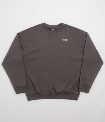 The North Face Expedition Celebration Oversized Crewneck Sweatshirt in Anthracite Grey