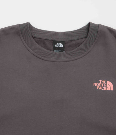 The North Face Expedition Celebration Oversized Crewneck Sweatshirt in Anthracite Grey