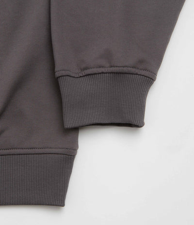 The North Face Expedition Celebration Oversized Crewneck Sweatshirt in Anthracite Grey